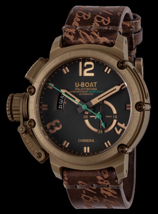 Replica U-BOAT CHIMERA 46MM GREEN BRONZO 8527 watch